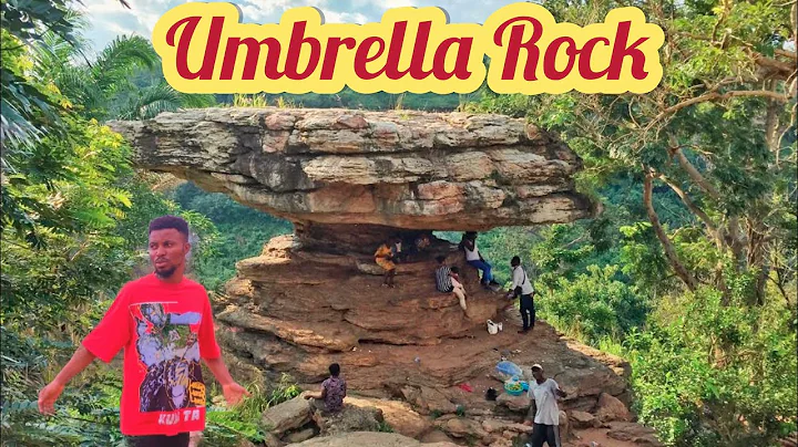 The hidden umbrella Rock in the eastern part of Ghana