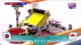 ABU Robocon 2023 MONGOLIA vs INDONESIA Match 6 screenshot 4