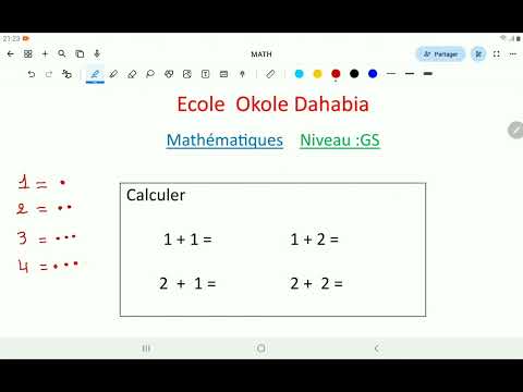 Mathématiques pour la grande section et Cp