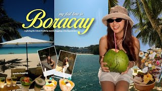 BORACAY VLOG 🏝️ island life, must try food, matcha hopping, water activities & more 🌊🐚