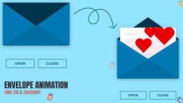 📩 Envelope Open Animation using HTML, CSS & JavaScript | Frontend Project for Beginners