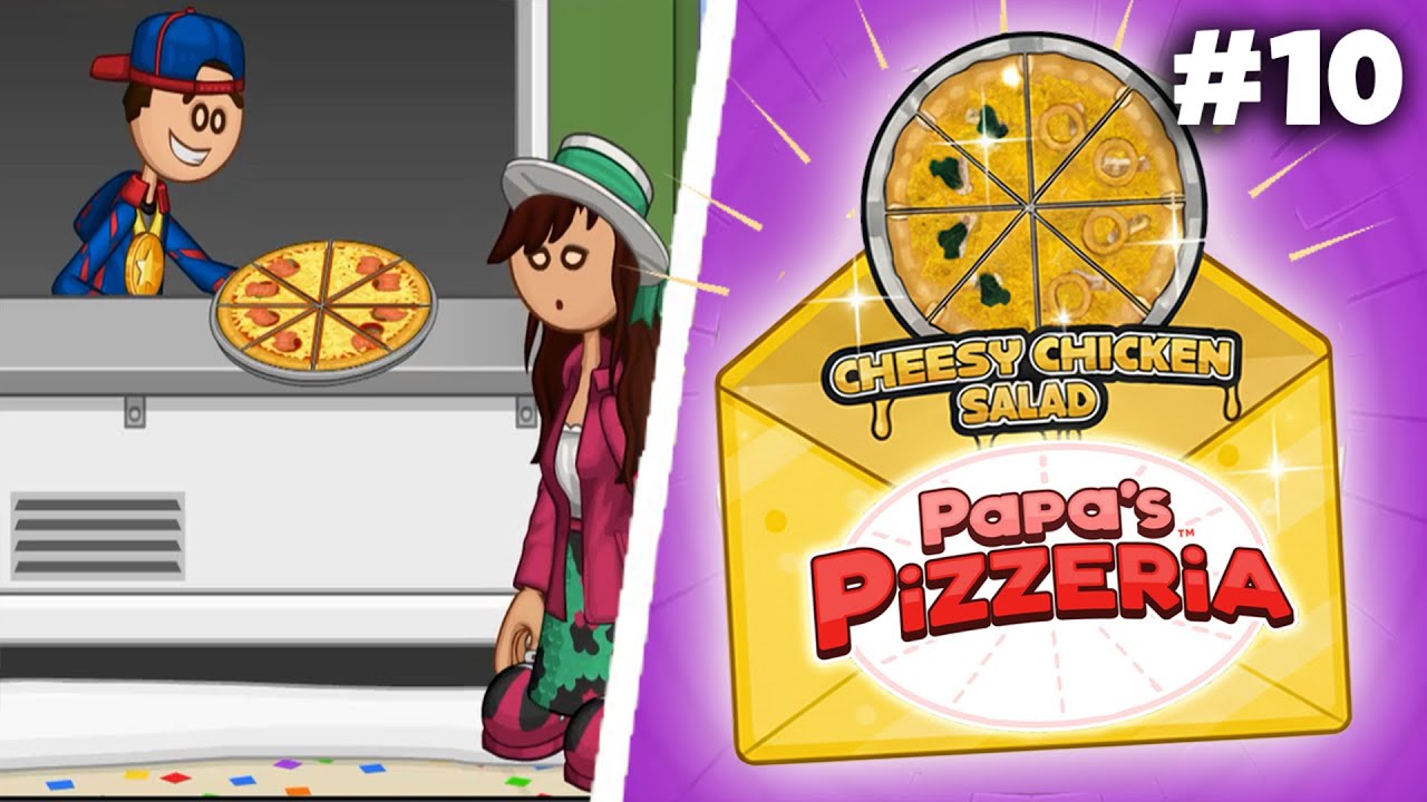 Фудтрак Papa's Pizzeria № 10 | Куриный салат с сыром