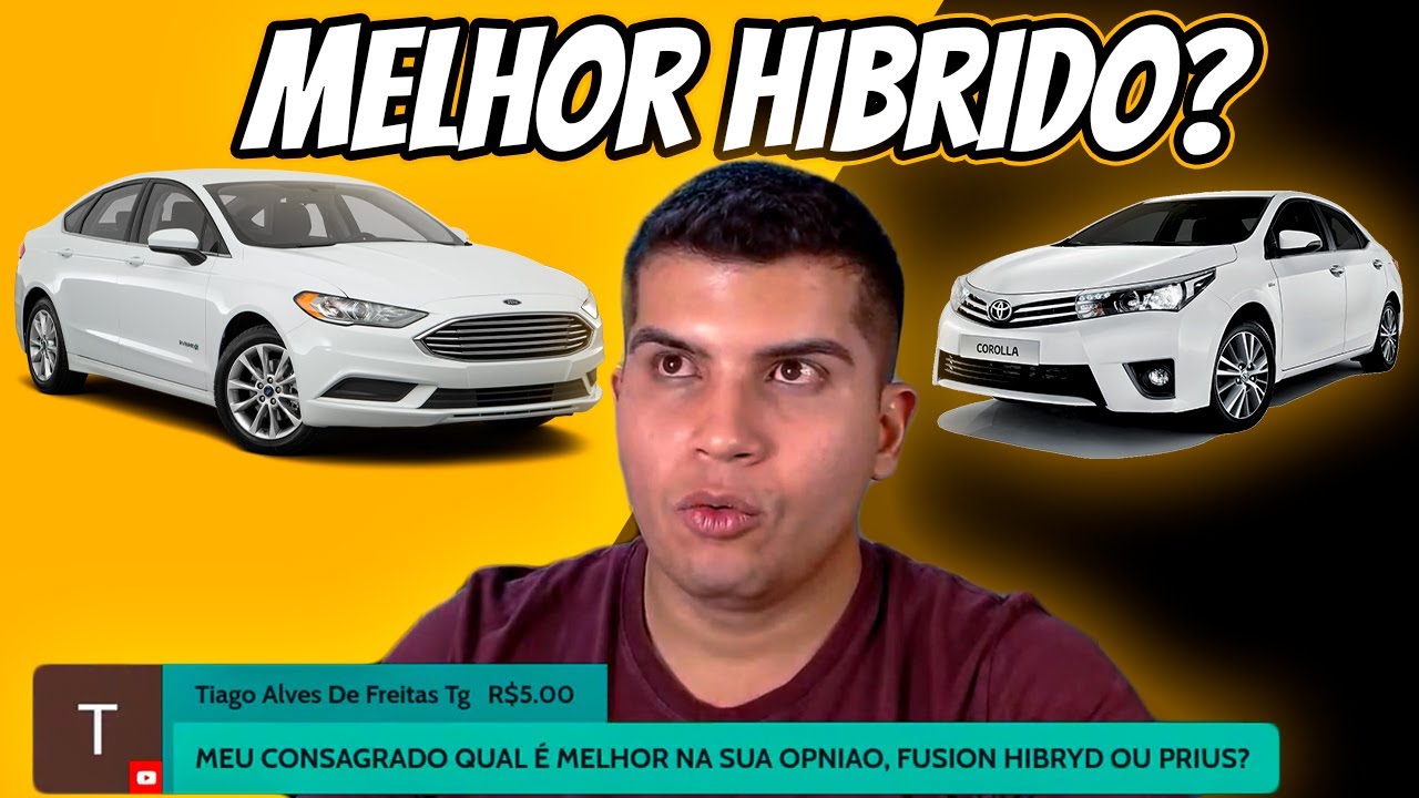 FUSION HÍBRIDO OU COROLLA HÍBRIDO? MELHOR CARRO HÍBRIDO?