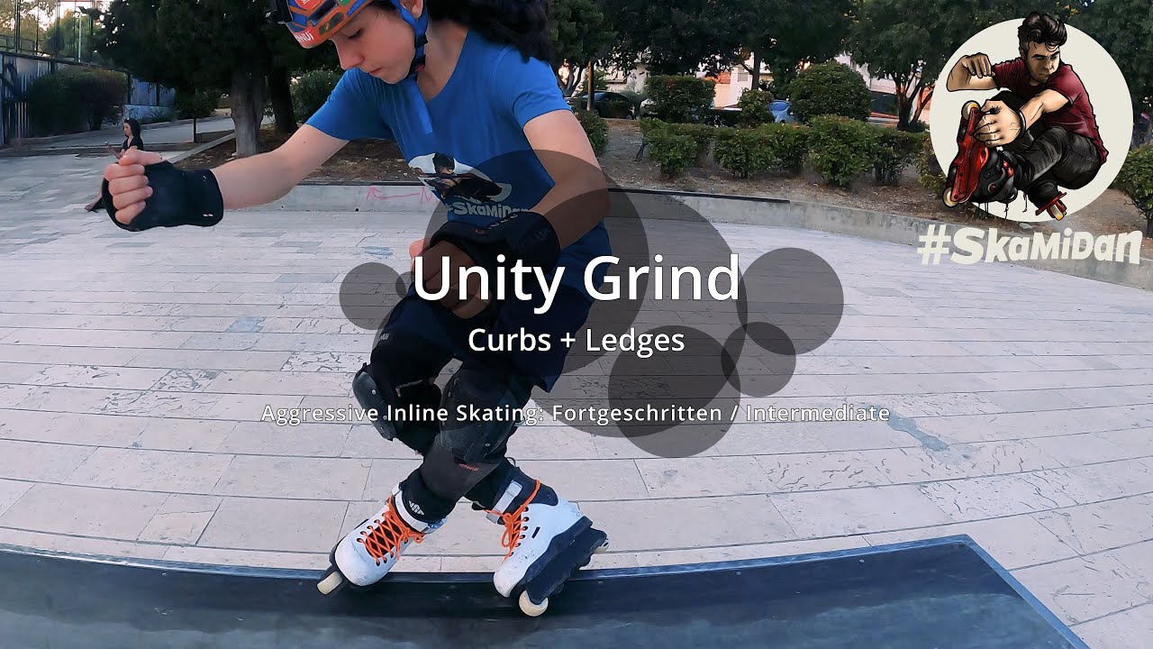 Unity Grind on Curbs + Ledges Trick Clip Intermediate Aggressive