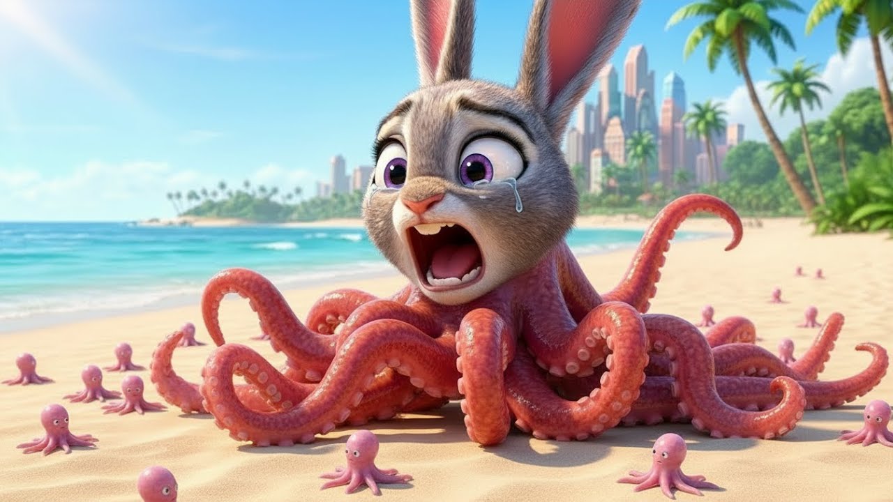 🎵Nicki's Story | 🧜‍♀️🌀 Judy’s Unexpected New Life as an Octopus! 🐙💙 | ZOOTOPIA