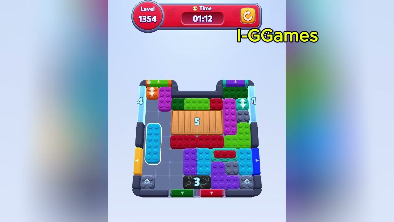 Color Block Jam Level 1354 - YouTube