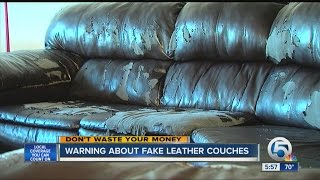 Warning About Fake Leather Couches, Imitation Leather Sofa Repair