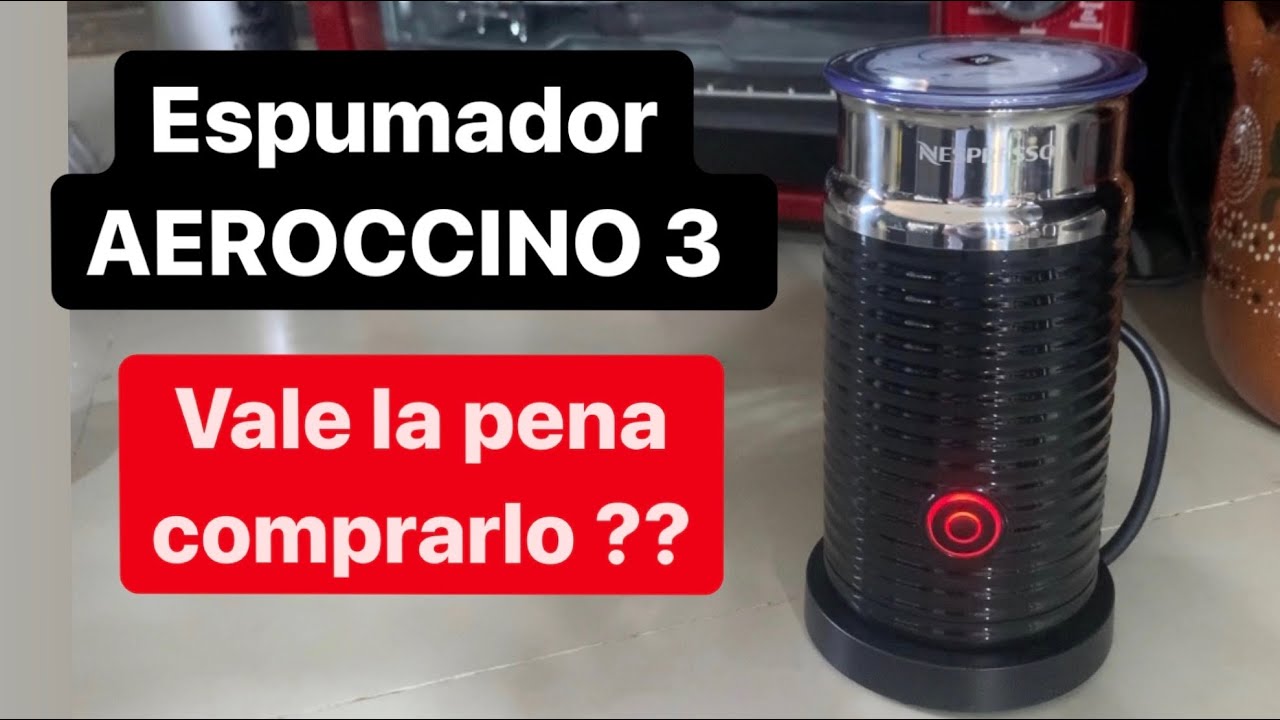 Espumador Aeroccino 3 incluido en paquete Essenza mini. Vale la pena  comprarlo? - YouTube