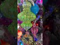 Raz 7.5" Set of 3 Bright Glitter Finial Glass Christmas Ornament 4625032