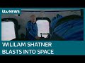 Star Trek's William Shatner, 90, becomes oldest person to go to space | ITV News