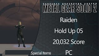 MGS2: Substance | PC | Raiden | Hold Up | Level 05 | Special Items | 20032 Score