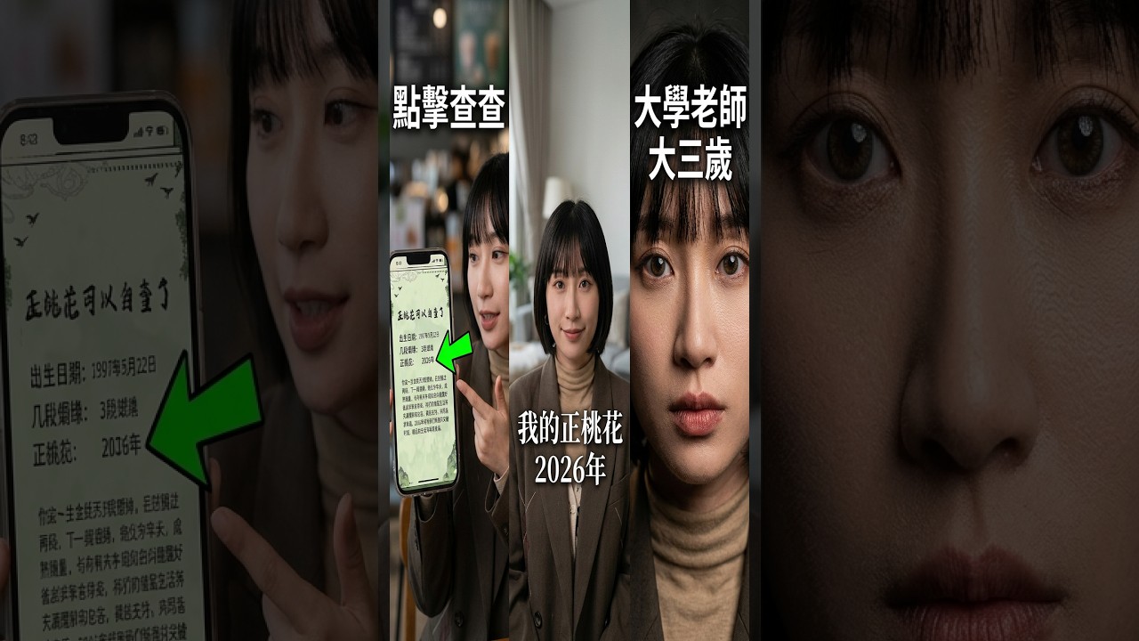 正桃花可以自查了! #八字 #八字命理 #八字案例 縮圖