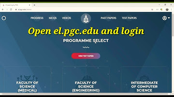 PGC Online Tests | Tutorial |E-Learning