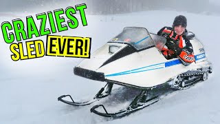 Reviving 50 YEAR OLD Vintage Snowmobile !! (TWIN TRACK CONCEPT VEHICLE)