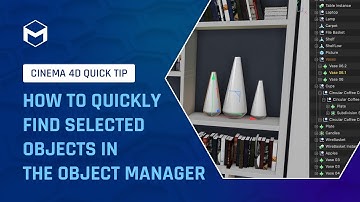#C4DQuickTip 21: How to quickly find selected objects in the Object Manager in Cinema 4D