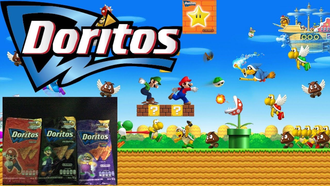 Unboxing! Doritos Nacho e incognita promocion de tokens Super mario ...