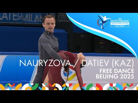 NAURYZOVA / DATIEV (KAZ) | Ice Dance Free Dance | #SkateToMilano | 2025 – Beijing