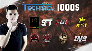 TECHSIO TOURNAMENT بث مباشر اقوي بطولة عربية مع  اليوتيوبرز و السكوادات + توزيع كودات للمتابعين