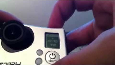 GoPro Hero3 settings menu walkaround edited with iMovie