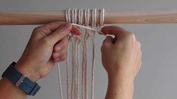 Macrame For Beginners - 28 Days of Knots! Day 13: X Pattern
