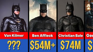 Celebrity 💰🤑 Every Batman Actor Paycheck for Each Movie 💰🤑| All Actors Paycheck Data Wealth