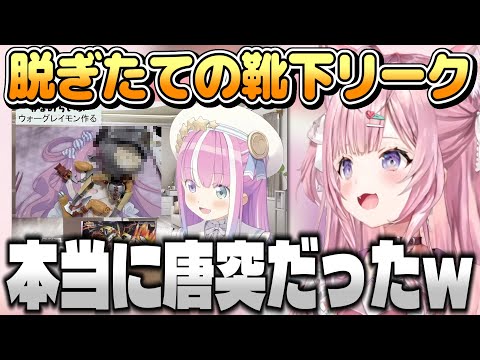 朝こよでルーナ姫の脱ぎたての靴下がリークされてしまう【博衣こより/姫森ルーナ/ホロライブ切り抜き】
