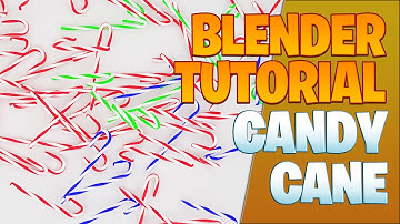 Candy cane Blender Tutorial