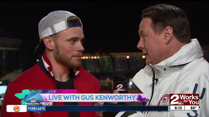 Gus Kenworthy interviews at Winter Olympics