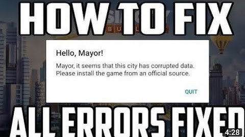 that city is curreptet data please install an official sources | 100% Solve this problem