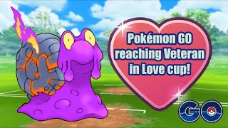 Pokémon GO PvP Love Cup battles, reaching Veteran Rank!