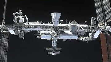 Time-lapse of Dragon Endeavor docking to the International Space Station during the DM2 mission