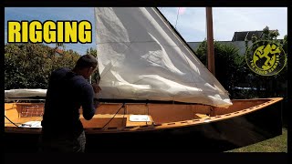 How to Rig a Balanced Lug Sail , Simple Lazy Jacks & Reefing - Part_2