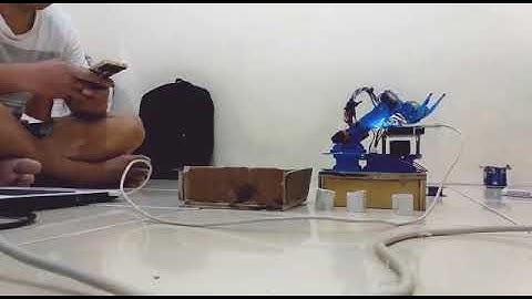 Robor Arm / Lengan menggunakan aplikasi Blynk for NodeMcu