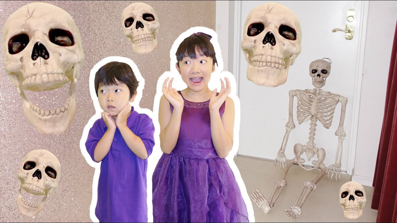 ★連続ドッキリ大作戦！「１５０ｃｍリアル骸骨～！」★Continuous skeleton prank★