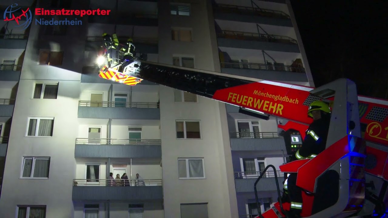 Bewohner löschen Feuer im Hochhaus an der Karlstraße – 57-jähriger festgenommen