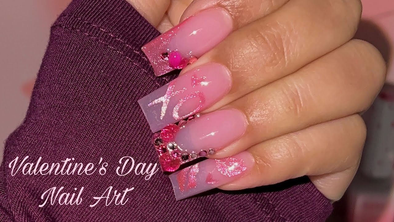 Pink Cat Eye Valentine’s Day Nails 💋💖