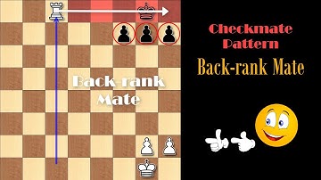Checkmate Pattern YOU MUST KNOW: Back-rank Mate