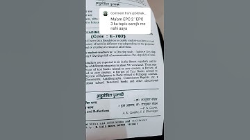 EPC-3(Reading and Reflecting on Texts)