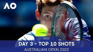 Day 3 - Top 10 Shots | Australian Open 2022