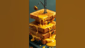 Tiny Workers at Work! 👷‍♂️🍋 | Adorable Miniature Construction Scene  #aiart #aianimation #food #ai