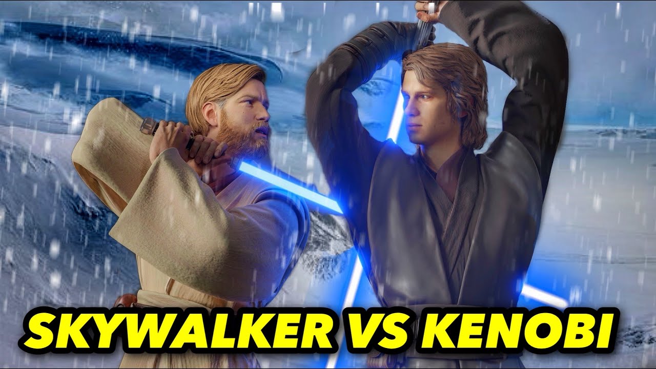 What If Anakin And Obi Wan Fought ON HOTH Instead Of Mustafar