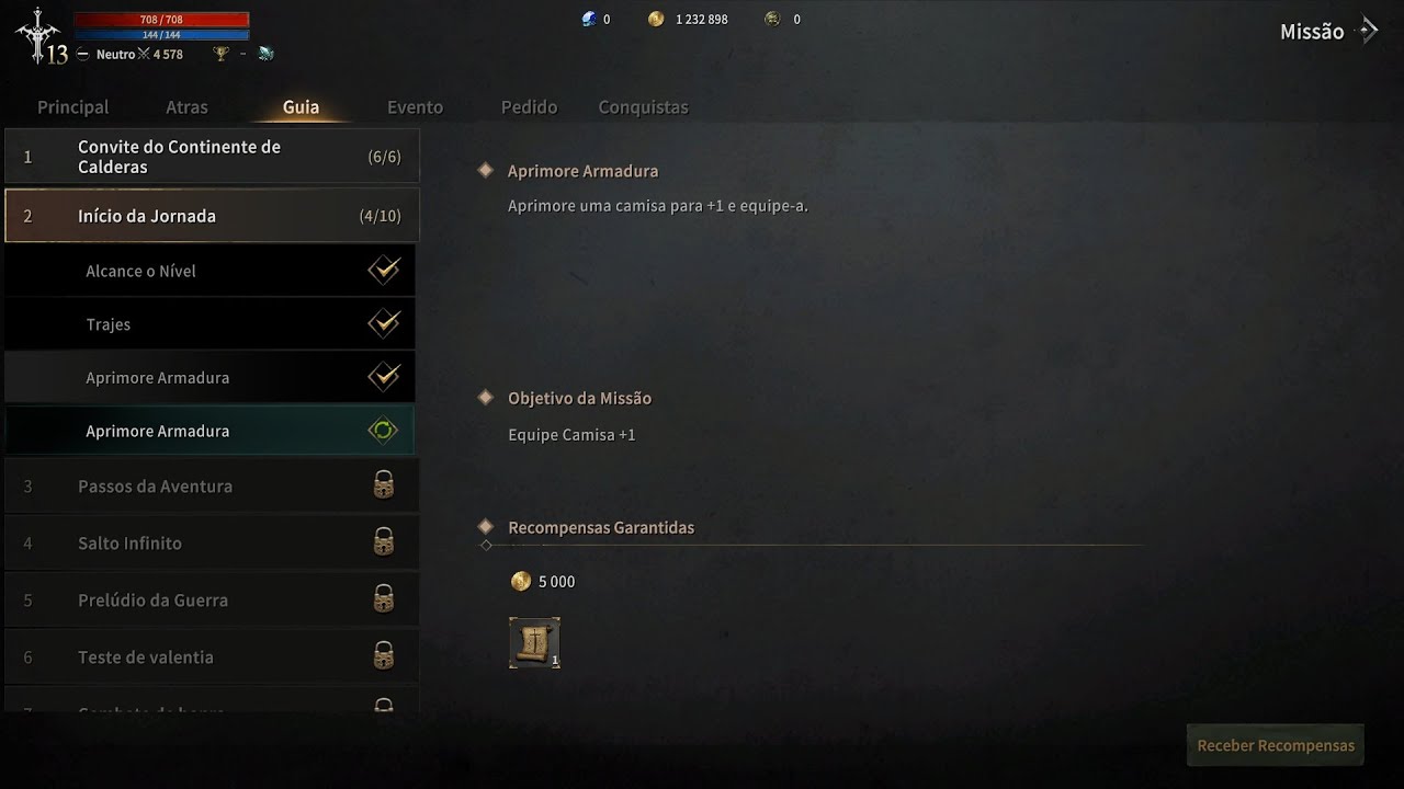 ROM Golden Age Aprimore Armadura Equipe Camisa +1