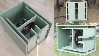 How to make a beautiful pair of 12 inch subwoofer speakers - The art of making speakers