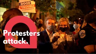 Senator Rand Paul and his wife are surrounded by BLM mob | SWNS