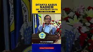 Mahfud MD Ditanya Soal Kasus Nadiem Jawabannya Malah Bikin H