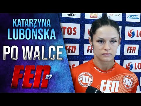 Rozgoryczona Kasia Lubońska po porażce na FEN 27