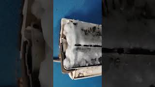 Aire acondicionado se congela en el evaporador falla más común, soluciones correctivas. 
