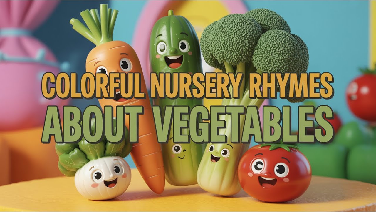 Preschool Learning Songs | Learn English and Vegetables with Fun Kids Music