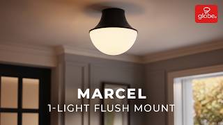MARCEL -  1-Light Flush Mount | Globe Electric Net Worth