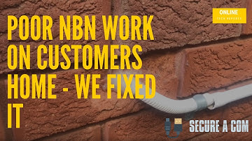 NBN HFC Box and Socket Relocation. Removing ugly conduit on the side of the house.